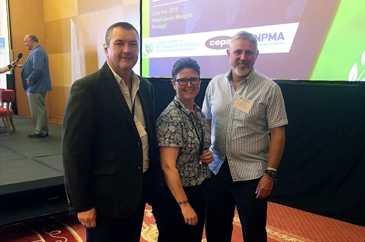 Ian Andrew, Dee Ward-Thompson and Andy Hunn at the Global Summit representing BPCA